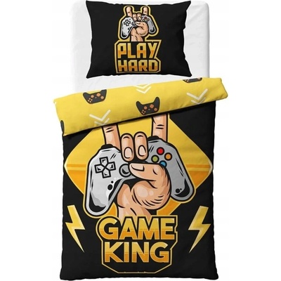 BedTex bavlna obliečky Game King 100% bavlna Renforcé 70x90 140x200