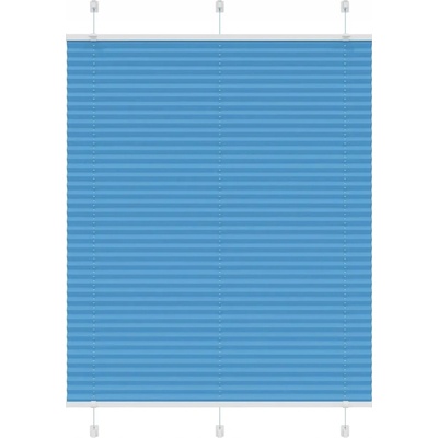 VidaXL Roleta plisé 110 x 100 cm modrá