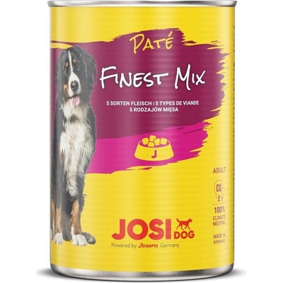 JosiDog Adult Finest Mix Pate paštika s 5 druhy masa 400 g