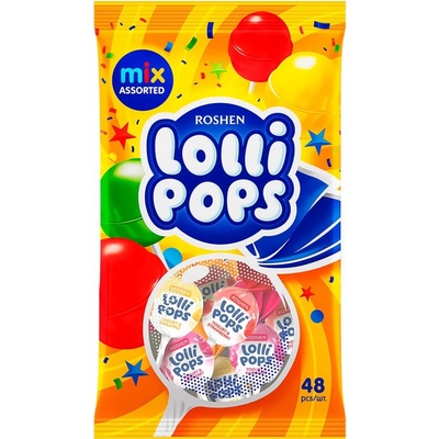 Roshen Lízanky Lollipops jogurtové 920 g