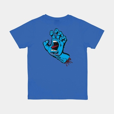 Santa Cruz Youth Screaming Hand Chest Sapphire