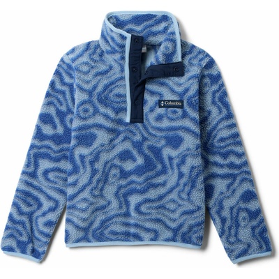 Columbia Helvetia II Printed Half Snap Fleece Mountain Blue
