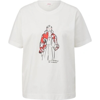 s.Oliver RL T-SHIRT bílá
