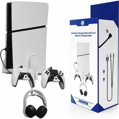 JYS Nástěnný držák na zeď + Kabel 2 v 1 PS5 Slim – Hledejceny.cz