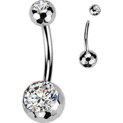 Steel Edge Piercing do pupíku z titanu SETXN046-1