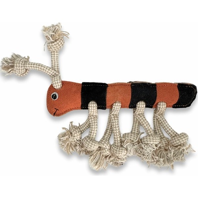 Paf Dog Stonožka Jarmila z kůže a juty 26 cm
