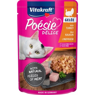 Vitakraft Cat Poésie Délice Gelee morčacie 85 g