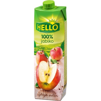 Hello jablko 100% 1 l