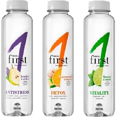 Fructal vitality Funkční voda s příchutí limetky a máty 0,5 l