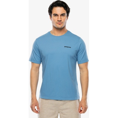 Patagonia P-6 Logo tričko shore blue