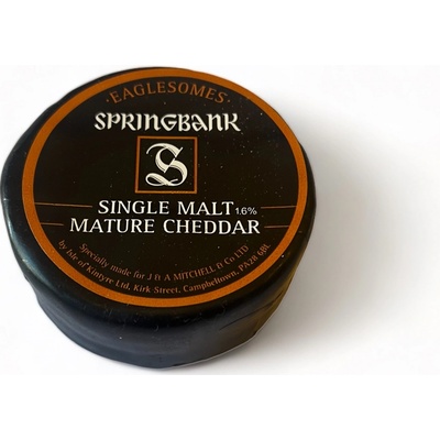 Isle of Kintyre Springbank Baby Cheddar s příchutí single malt whisky 200 g