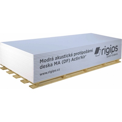 Deska sádrokartonová akustická Rigips MA (DF) Activ'Air 2 000×1 250×12,5 mm