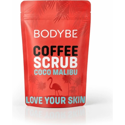 Bodybe Coffee scrub přírodní kávový peeling Coco Malibu 100 g