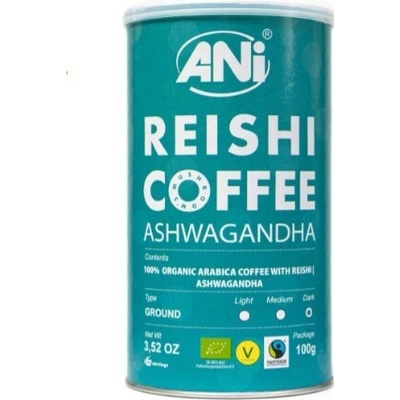 Ani Ashwagandha Reishi BIO mletá káva 100 g