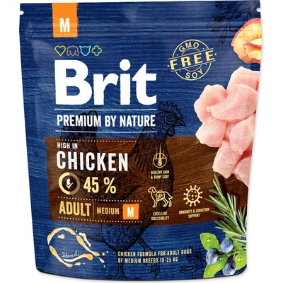 Brit Premium by Nature Adult Medium Breed Chicken 1 kg