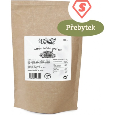 Lucky Alvin Mandle natural pražené 500 g