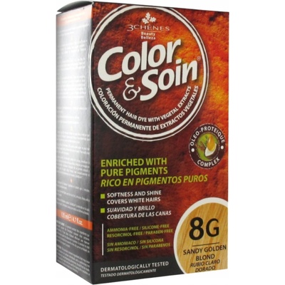 Color & Soin Odolná barva zlatá světlá blond 8G