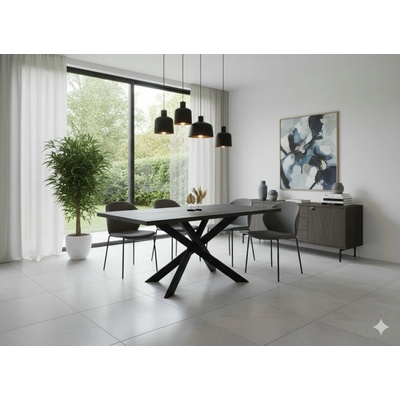 Catalina DIAMOND dub halifax čierny čierna 180 cm