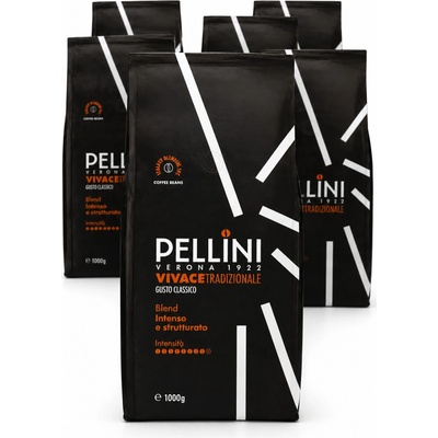 Pellini Espresso Bar Vivace Intenso zrnková 6 x 1 kg