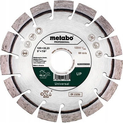 Metabo Diamantový řezný kotouč 125x22,23 mm UP uni