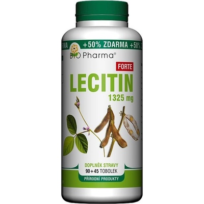 Bio-Pharma Lecitin Forte 1325 mg 135 kapslí