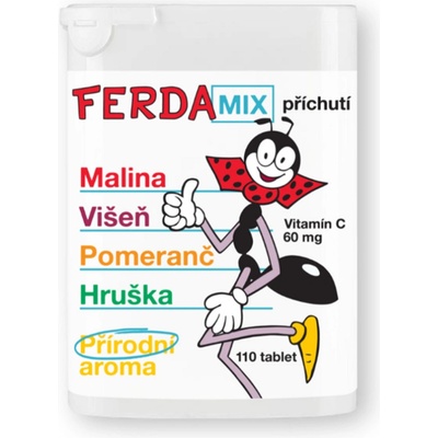 Ferda Mix C Vitamin 60 mg 110 tablet – Hledejceny.cz