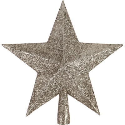 Textilomanie Špička na vianočný stromček hviezda GLIMORA 22 cm, zlatá