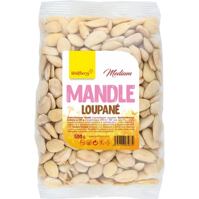 Wolfberry Mandle loupané Medium 500 g
