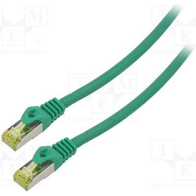 Lanberg PCF6A-10CU-0050-G Patch S/FTP Cat 6a RJ45 vidlice z obou stran lanko Cu