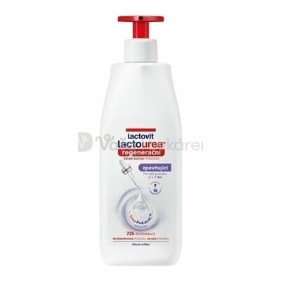 Lactovit Lactourea Telové mlieko regeneračné, na veľmi suchú pokožku 400 ml
