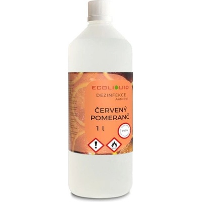 Ecoliquid Antiviral dezinfekce na ruce viry bakterie plísně 1 l