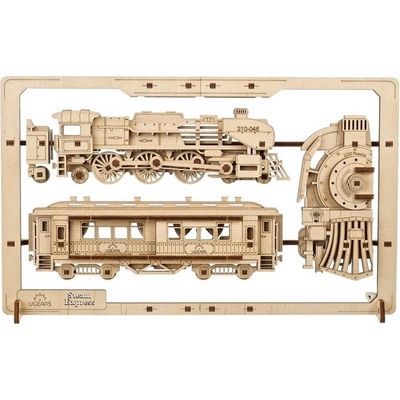 UGEARS 3D puzzle Parní Express 2,5D 79 ks