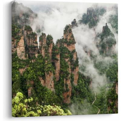 Obraz - National Park Zhangjiajie, Čína, jednodielne 30x30 cm