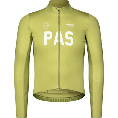 Pas Normal Studios PAS Mechanism Thermal Long Sleeve Jersey Dark Lime
