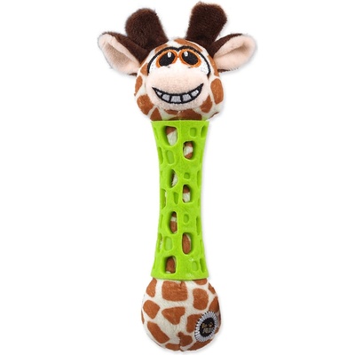 Be Fun Hračkažirafa plyšová s TPR gumou pre šteňa 17 cm