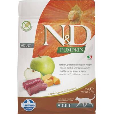 N&D CAT GF P adult venison apple 300 g