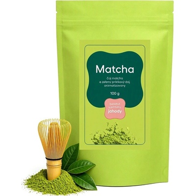 Oxalis Matcha s příchutí jahody 100 g