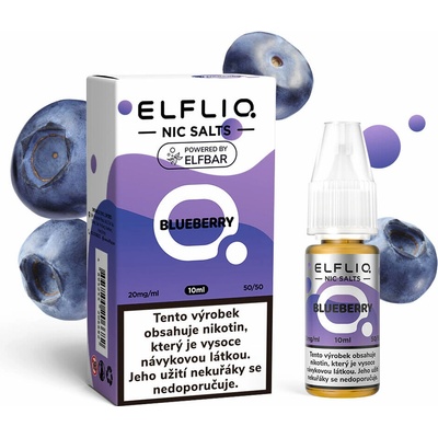 ELFLIQ Nic SALT Blueberry 10 ml 20 mg