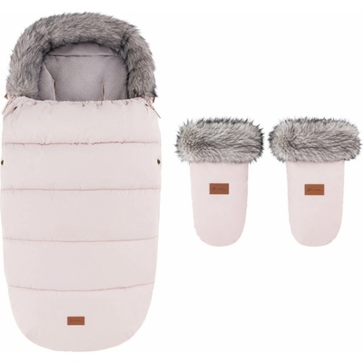 Petite&Mars Set zimný Comfy 4 v 1 Fjora Rose Petal
