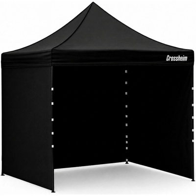 Crossheim Nůžkový stan Profi 3 x 3 m černý