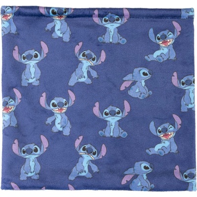 CurePink Dětský multifunkční šátek na krk Disney|Lilo & Stitch Hlava Stitche