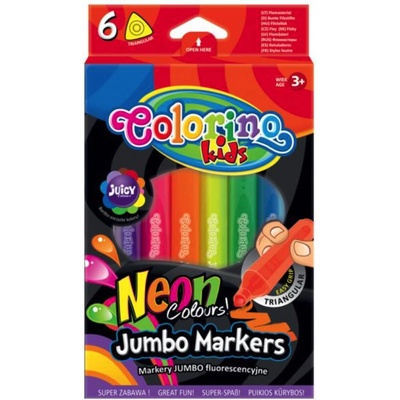 Patio Colorino fixy Jumbo Trio Neon 11037 6 ks