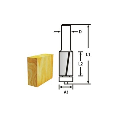 MAKITA Drážkovacie frézy 2 Stopka frézy 8 mm,12,7x26x69 mm