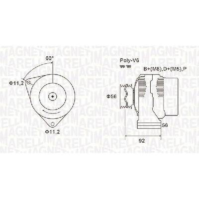Generátor MAGNETI MARELLI 063731299010