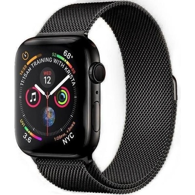 SES Elegantní kovový pásek pro chytré hodinky Apple Watch 40 mm 5.série - černý 9063 – Hledejceny.cz