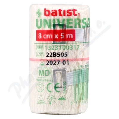 UNIVERSAL elast.ovínadlo 8 cm x 5 m tažnost 110% 1 ks