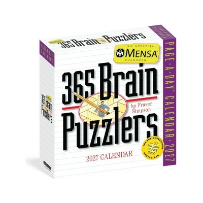Mensar 365 Brain Puzzlers Page-A-Dayr Workman s 2027