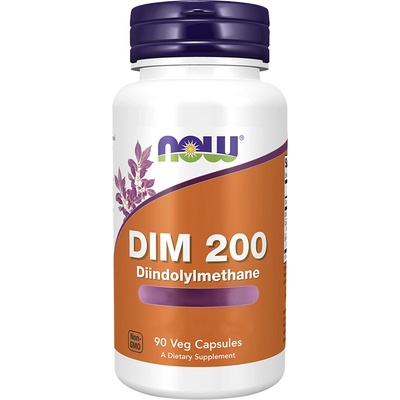 Now Foods DIM 200 Diindolylmethane 90 rostlinných kapslí