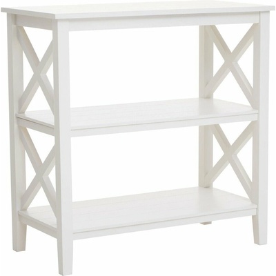 Premier Housewares Biely regál z borovicového dreva 40x81x81 cm Heritage
