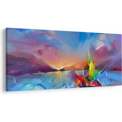 Obraz - Západ slnka, jednodielne 200x100 cm